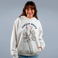 MOLETOM OFF WHITE - FAMÍLIA WHITE AZUL