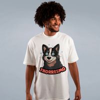 CAMISETA OVERSIZED OFF WHITE - THORRESMO