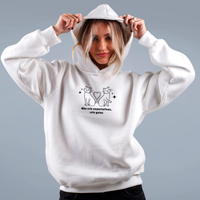 MOLETOM OFF WHITE - NÃO CRIE EXPECTATIVAS, CRIE GATOS