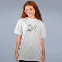 CAMISETA OVERSIZED OFF WHITE - NÃO CRIE EXPECTATIVAS, CRIE GATOS