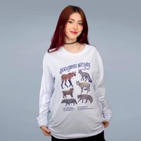 MANGA LONGA OFF WHITE - DOGUINHOS NATIVOS DO BRASIL