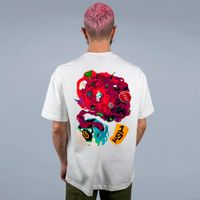 CAMISETA OVERSIZED OFF WHITE - OPEN YOUR MIND