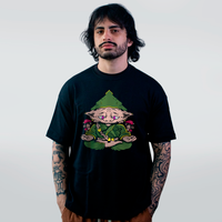 CAMISETA OVERSIZED PRETA - CHARMÃO ATEU