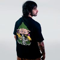 CAMISETA OVERSIZED PRETA - CHARMÃO ATEU