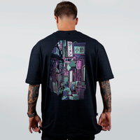 CAMISETA OVERSIZED PRETA - SOMMELIER DE BECO