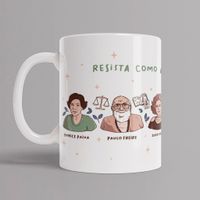 CANECA BRANCA - RESISTA COMO UM BRASILEIRO