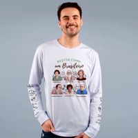 MANGA LONGA OFF WHITE - RESISTA COMO UM BRASILEIRO