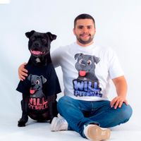 CAMISETA OVERSIZED OFF WHITE - WILL PITBULL