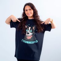CAMISETA OVERSIZED PRETA - THORRESMO