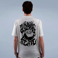 CAMISETA OVERSIZED OFF WHITE - FOREVER HEHE