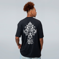 CAMISETA OVERSIZED PRETA - MANIKAS TRIBAL