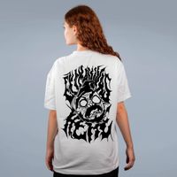 CAMISETA OVERSIZED OFF WHITE - RAGE HEHE