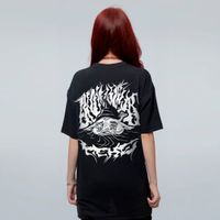 CAMISETA OVERSIZED PRETA - ELFCORE