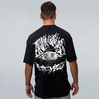 CAMISETA OVERSIZED PRETA - ELFCORE