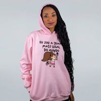 MOLETOM ROSA - IRMÃ MAIS LEGAL DO MUNDO