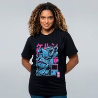 CAMISETA PRETA - VIRTUAL LIFE