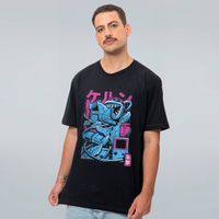 CAMISETA PRETA - VIRTUAL LIFE