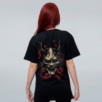 CAMISETA PRETA - ONI MASK
