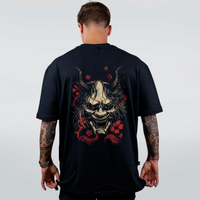 CAMISETA OVERSIZED PRETA - ONI MASK