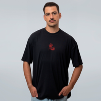CAMISETA OVERSIZED PRETA - ONI MASK