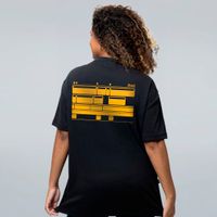 CAMISETA OVERSIZED PRETA - TIMELINE