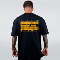 CAMISETA OVERSIZED PRETA - TIMELINE
