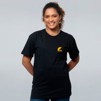 CAMISETA PRETA - MOSAICO FLOPI