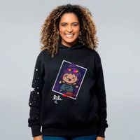 MOLETOM PRETO - LILA