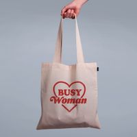 ECOBAG PALHA - BUSY WOMAN