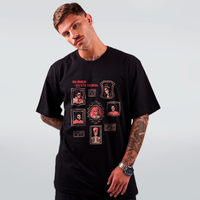 CAMISETA PRETA - EU OUÇO GENTE MORTA