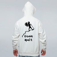 MOLETOM OFF WHITE - DONT QUIT