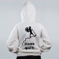 MOLETOM OFF WHITE - DONT QUIT