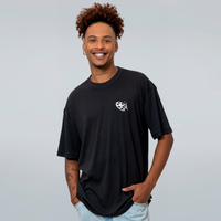 CAMISETA OVERSIZED PRETA - DONT QUIT