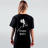CAMISETA PRETA - DONT QUIT