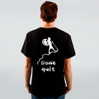 CAMISETA PRETA - DONT QUIT