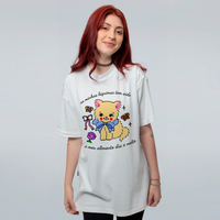 CAMISETA OVERSIZED OFF WHITE - AS MINHAS LÁGRIMAS