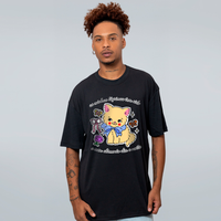 CAMISETA OVERSIZED PRETA - AS MINHAS LÁGRIMAS