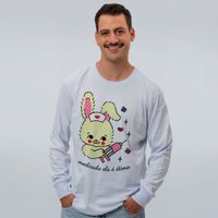 MANGA LONGA OFF WHITE - MEDICADA ELA É ÓTIMA