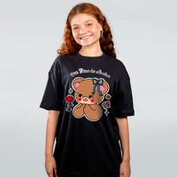 CAMISETA OVERSIZED PRETA - QUE DEUS TE ELIMINE