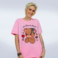 CAMISETA ROSA - QUE DEUS TE ELIMINE