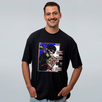 CAMISETA OVERSIZED PRETA - PESADELO DIGITAL