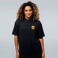 CAMISETA OVERSIZED PRETA - BEL PIU