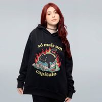 MOLETOM PRETO - SÓ MAIS UM CAPÍTULO