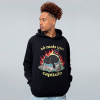 MOLETOM PRETO - SÓ MAIS UM CAPÍTULO