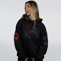 MOLETOM PRETO COM FORRO ROXO - REST