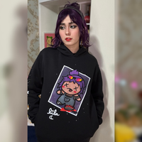 MOLETOM PRETO - LILA