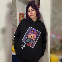 MOLETOM PRETO - LILA