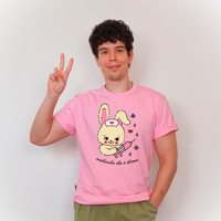 CAMISETA ROSA - MEDICADA ELA É ÓTIMA