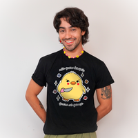 CAMISETA PRETA - NÃO QUERO TERAPIA