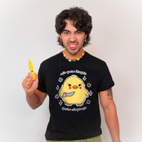 CAMISETA PRETA - NÃO QUERO TERAPIA